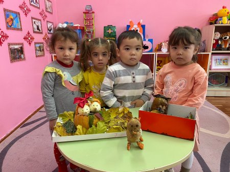 Күзгі жәрмеңке:(көкөністерден безендірілген бұйымдардың көрмесі)