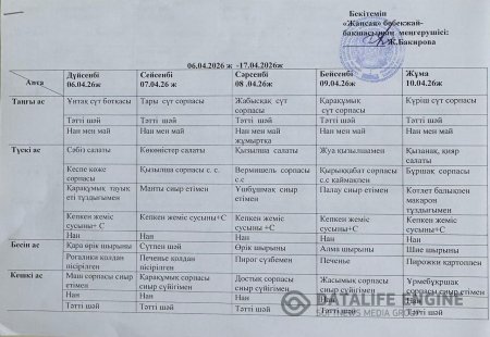 Ас мәзірі