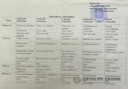 ас мәзірі