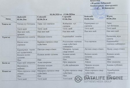 Ас мәзірі