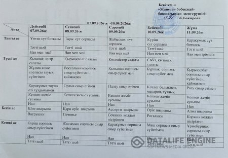 Ас мәзірі